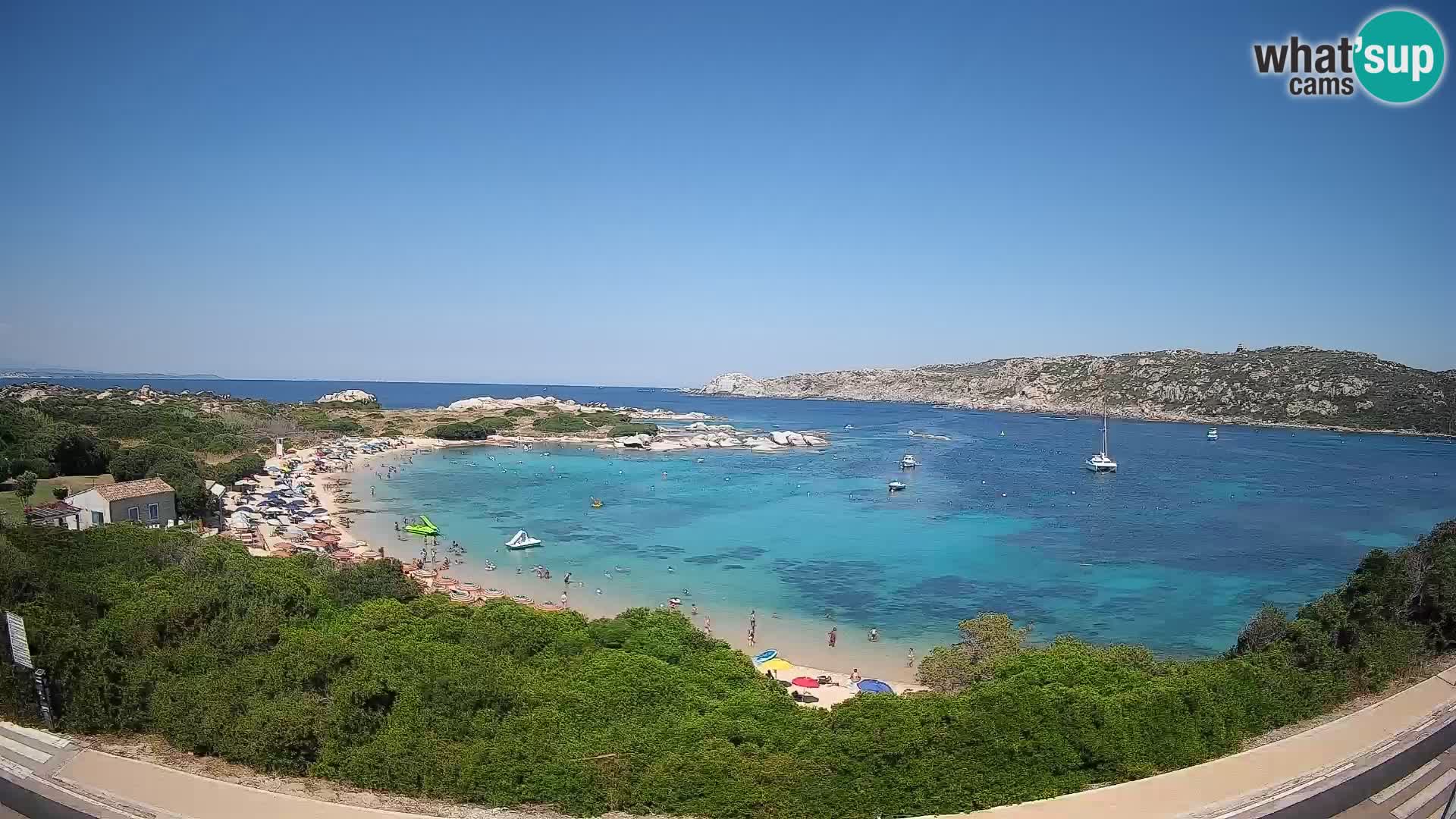 Spletna kamera Rena di Levante – Pogled v živo na Capo Testa