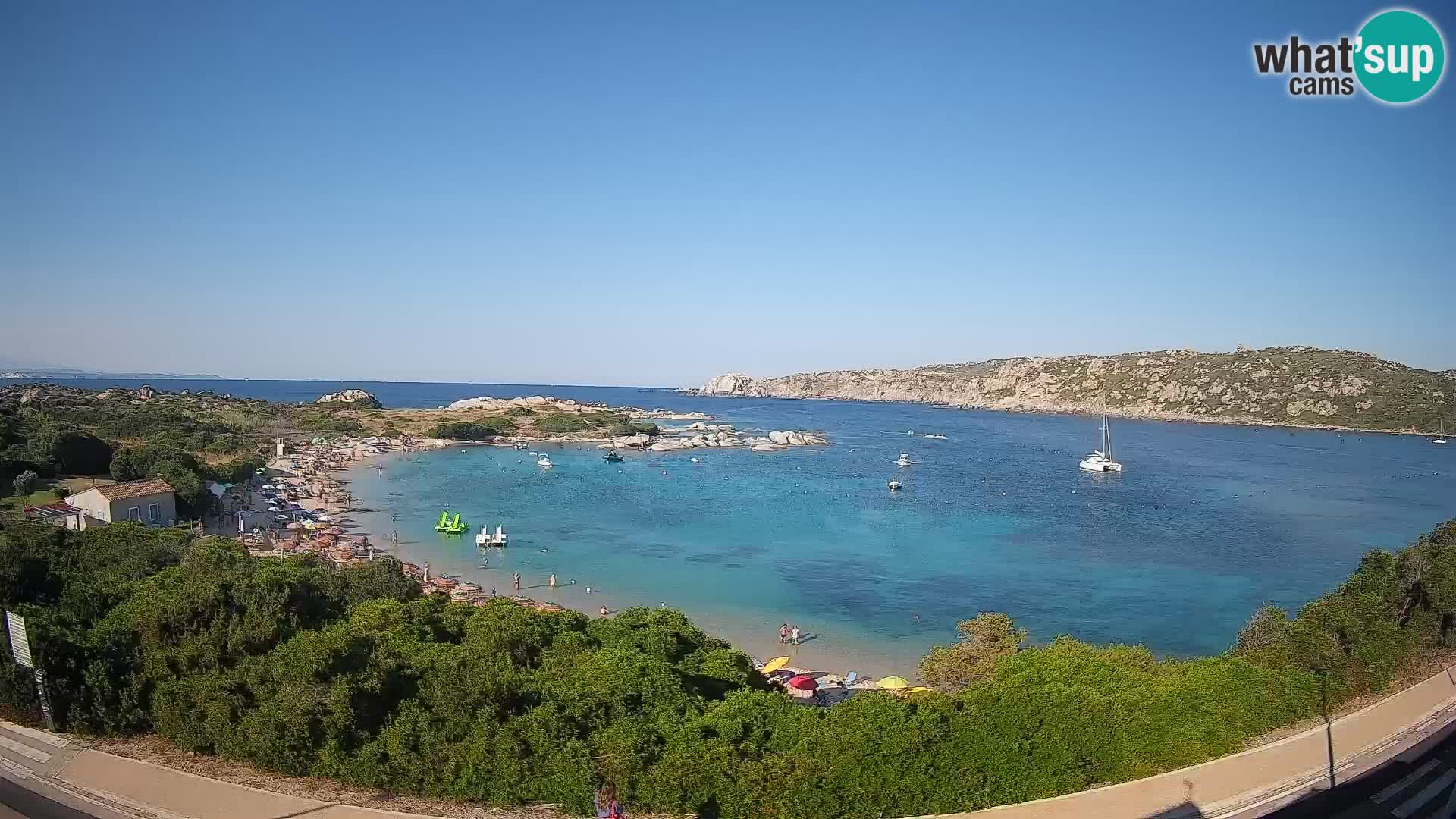 Webcam Rena di Levante – Live View from Capo Testa