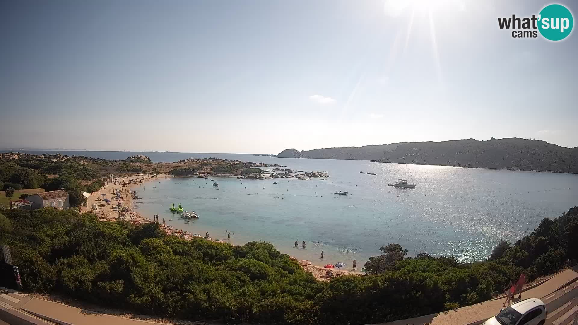 Web kamera Rena di Levante – Pogled uživo s Capo Testa