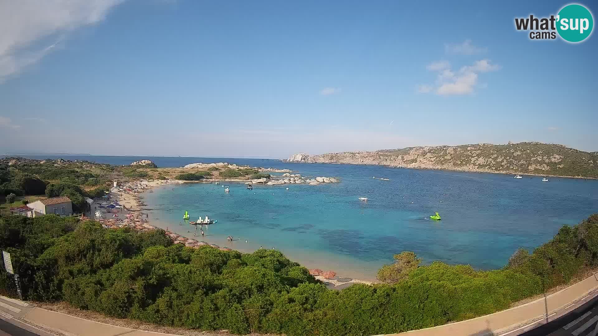 Spletna kamera Rena di Levante – Pogled v živo na Capo Testa