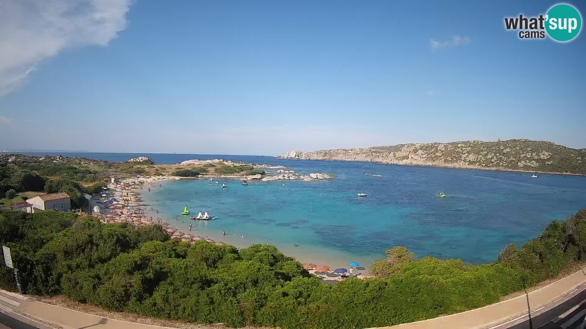 Webcam Rena di Levante – Live View from Capo Testa