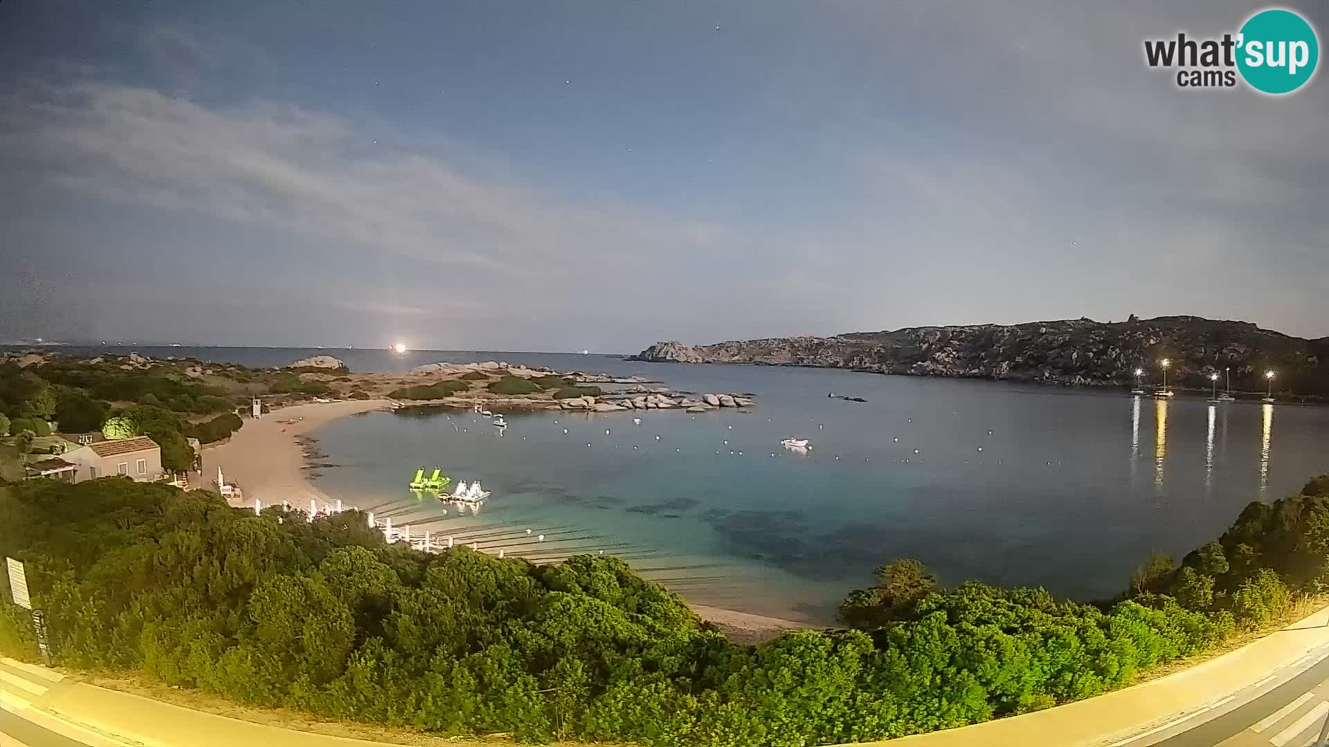 Web kamera Rena di Levante – Pogled uživo s Capo Testa