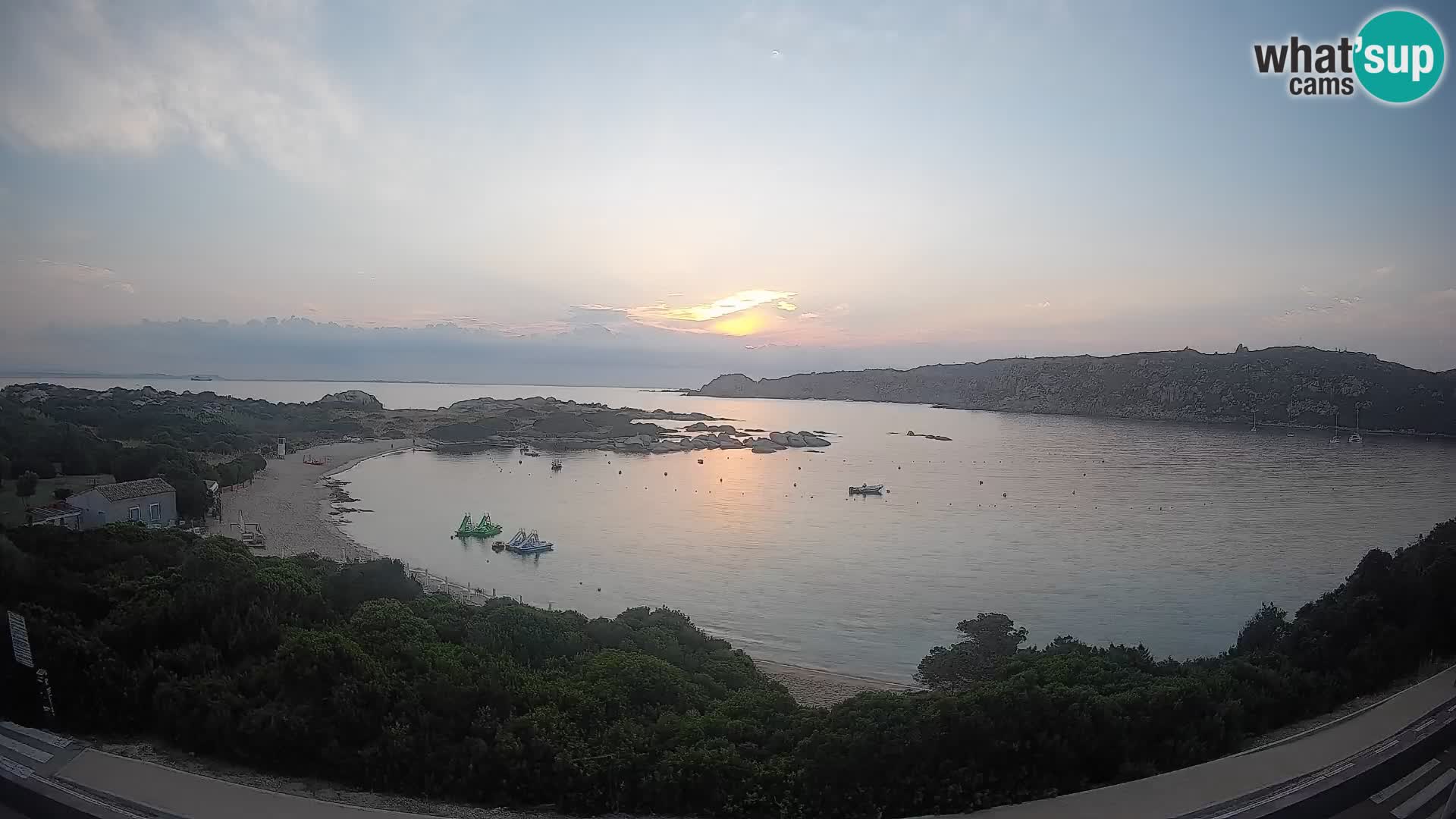 Webcam Rena di Levante – Live View from Capo Testa