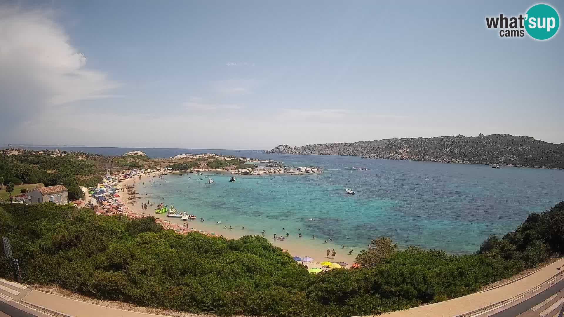 Webcam Rena di Levante – Live View from Capo Testa