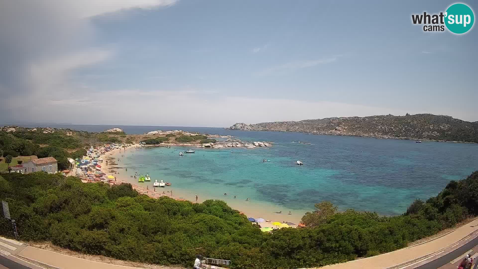 Webcam Rena di Levante – Live View from Capo Testa