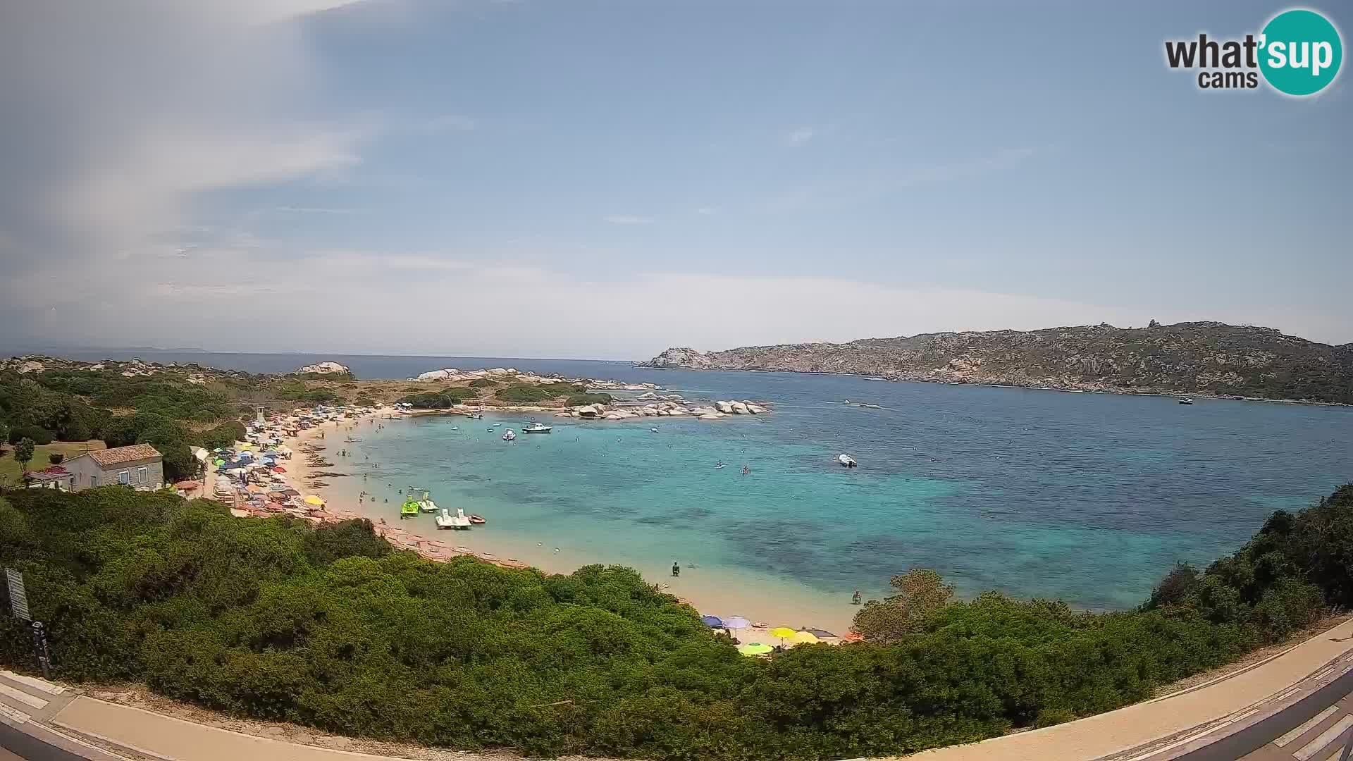 Webcam Rena di Levante – Live View from Capo Testa