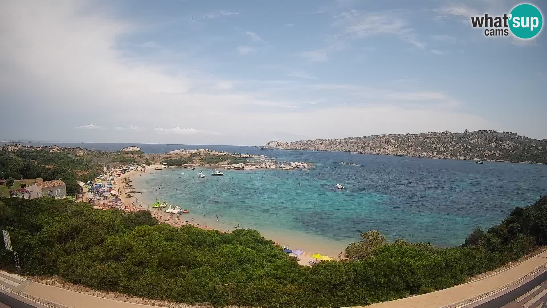 Spletna kamera Rena di Levante – Pogled v živo na Capo Testa