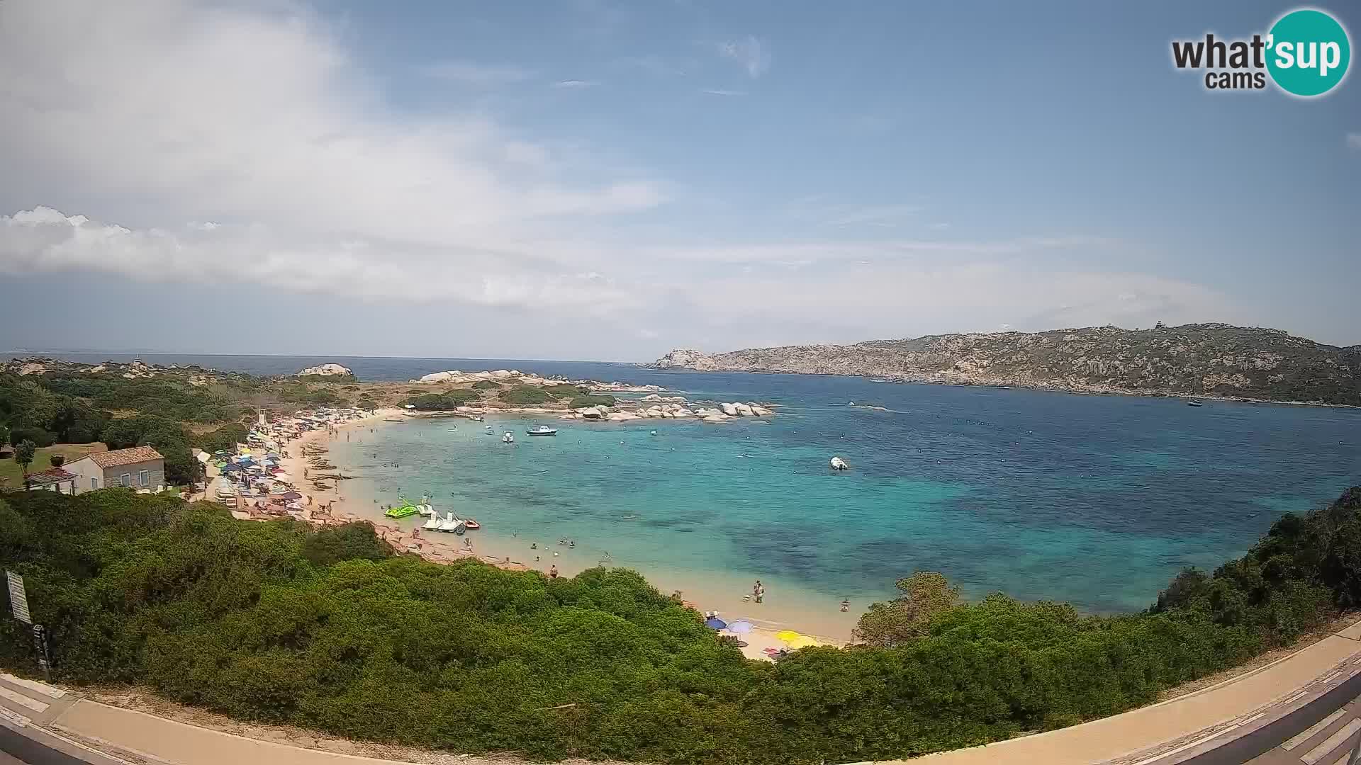 Webcam Rena di Levante – Live View from Capo Testa