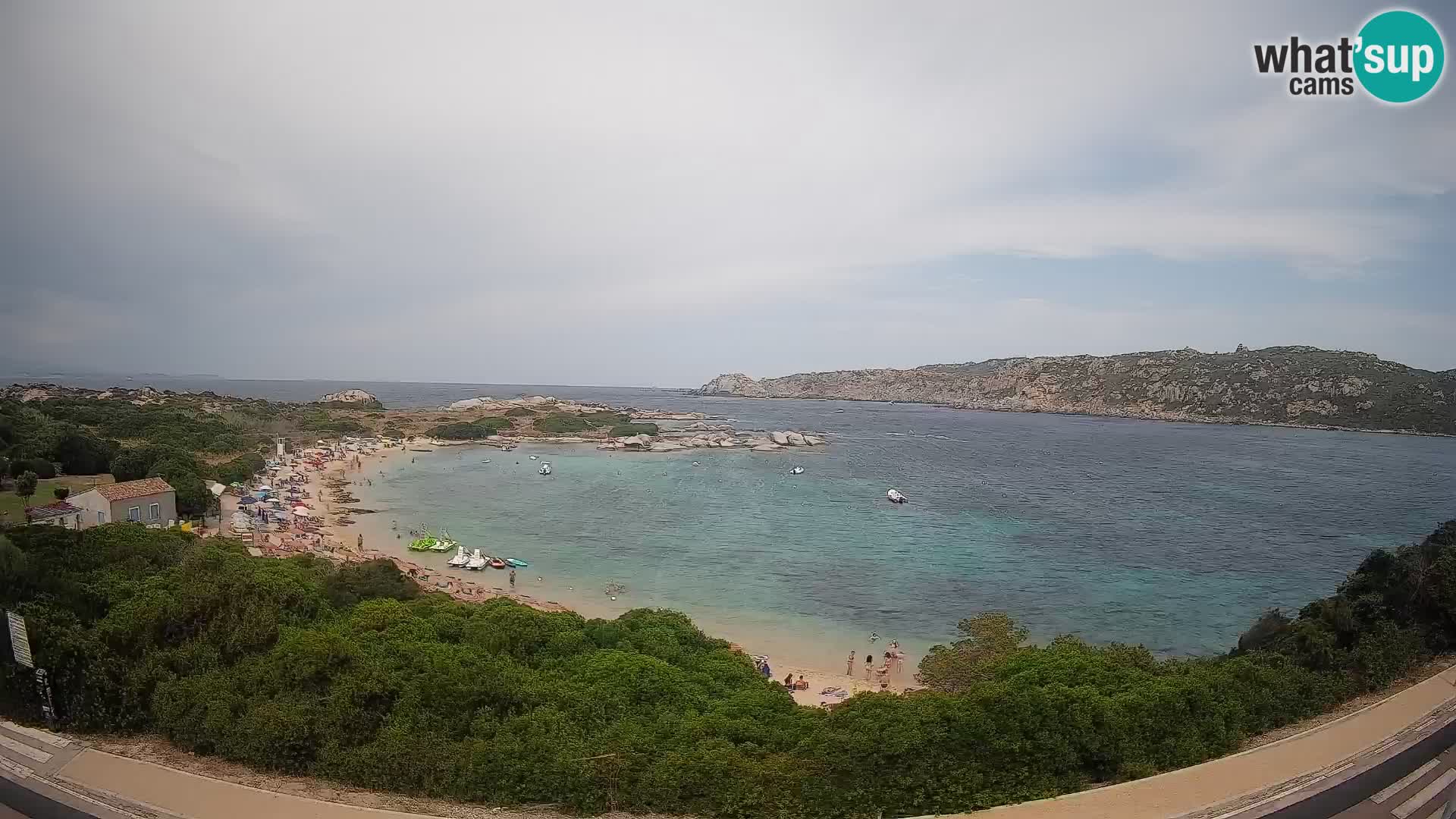 Web kamera Rena di Levante – Pogled uživo s Capo Testa