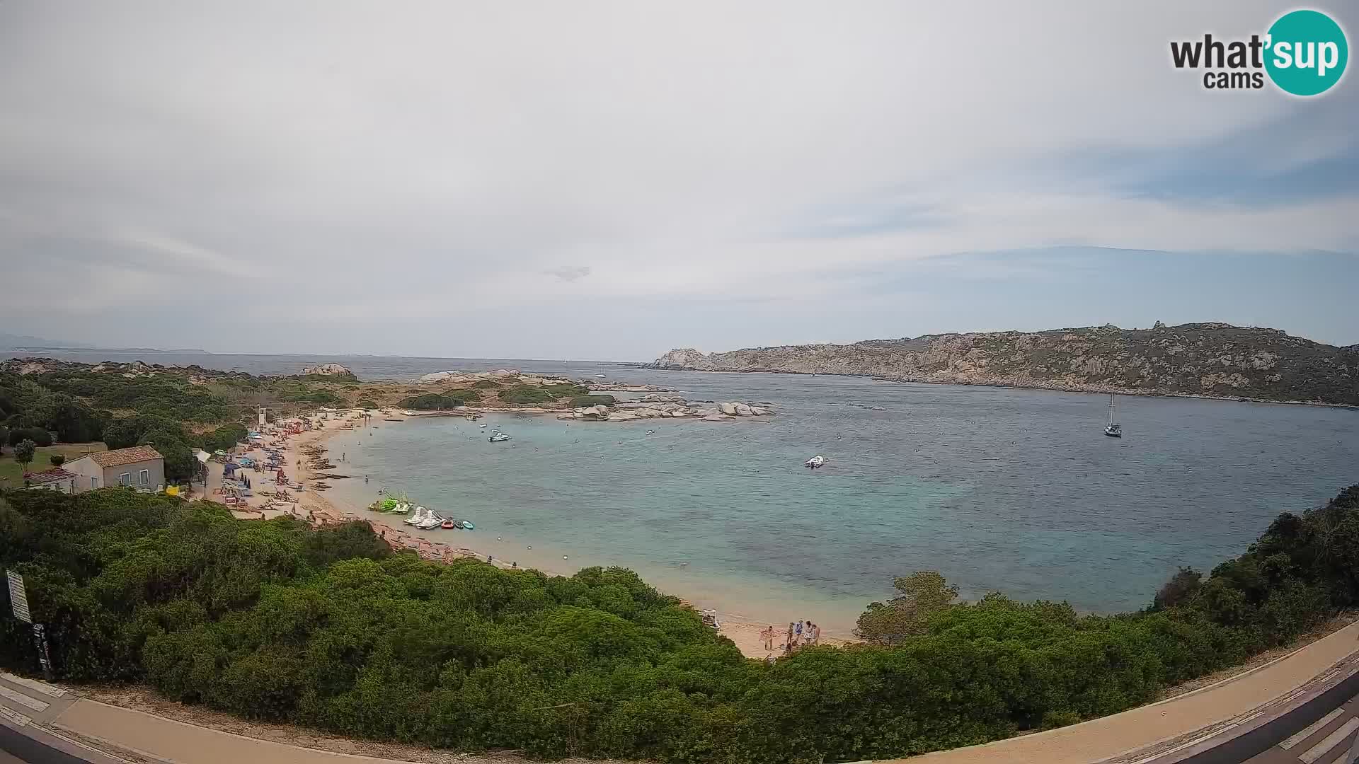 Webcam Rena di Levante – Live View from Capo Testa