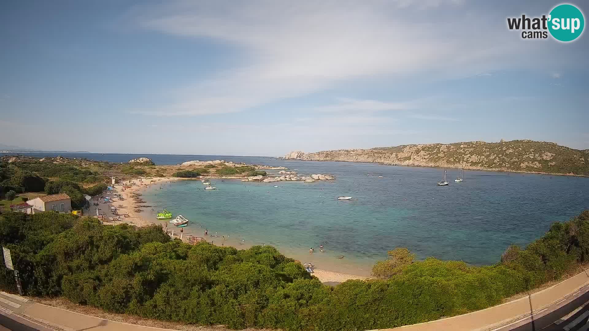 Webcam Rena di Levante – Live View from Capo Testa