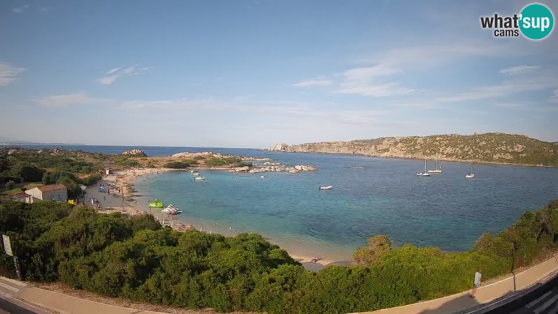 Webcam Rena di Levante – Live View from Capo Testa