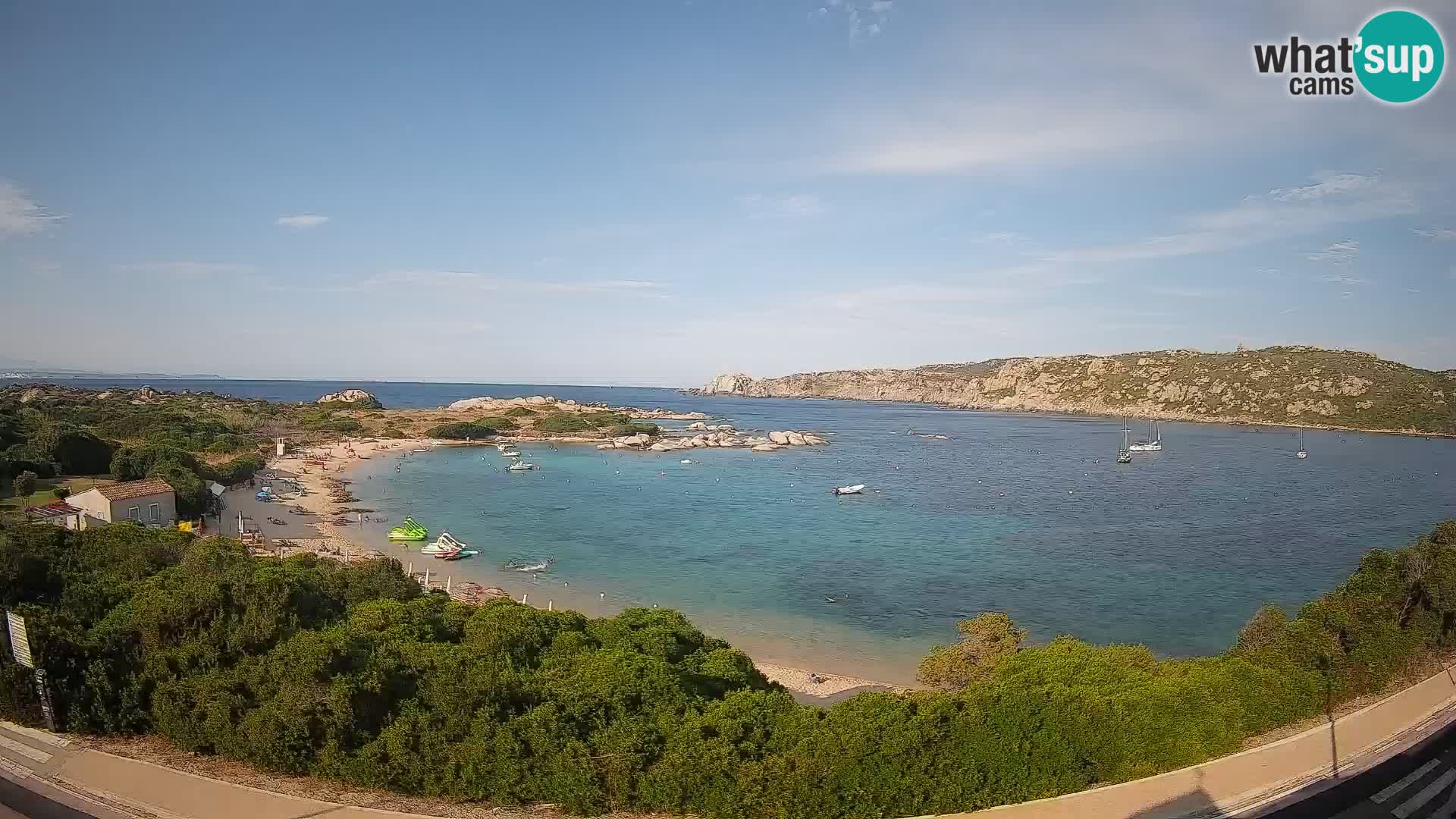 Spletna kamera Rena di Levante – Pogled v živo na Capo Testa