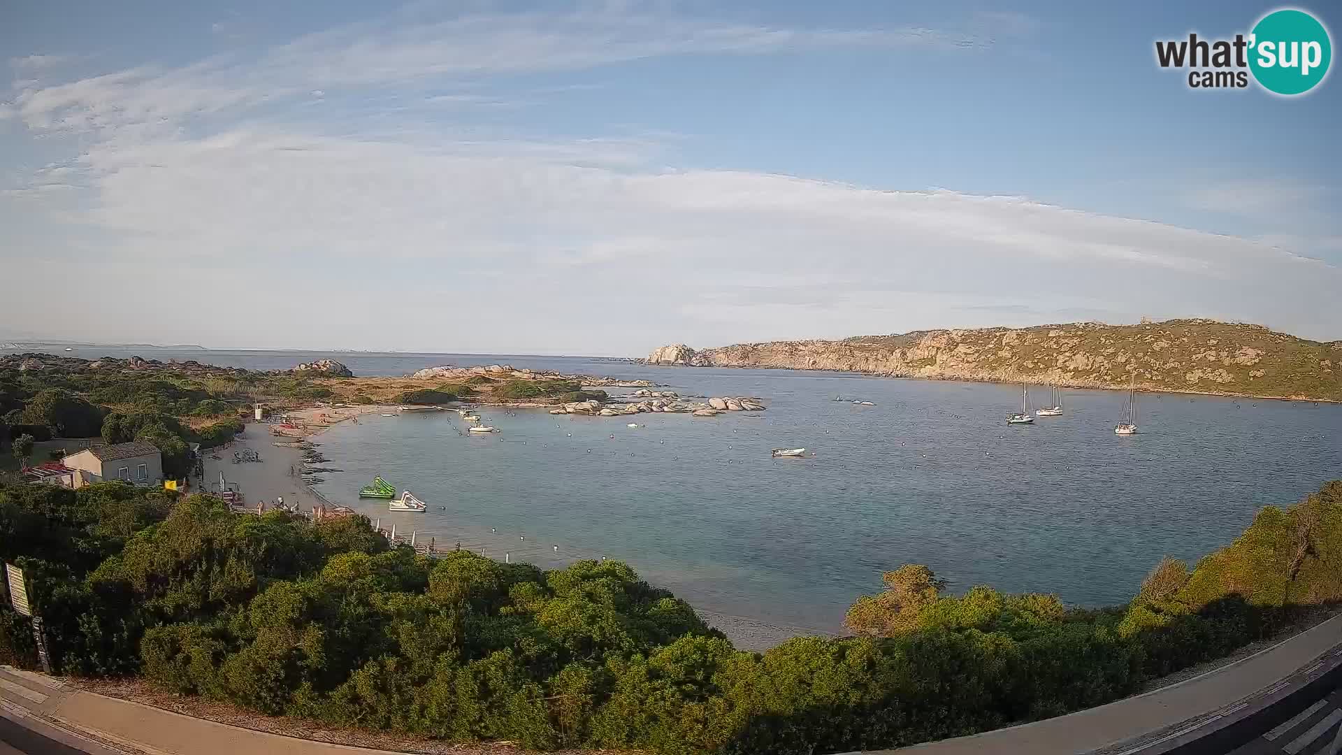 Webcam Rena di Levante – Vue en direct depuis Capo Testa