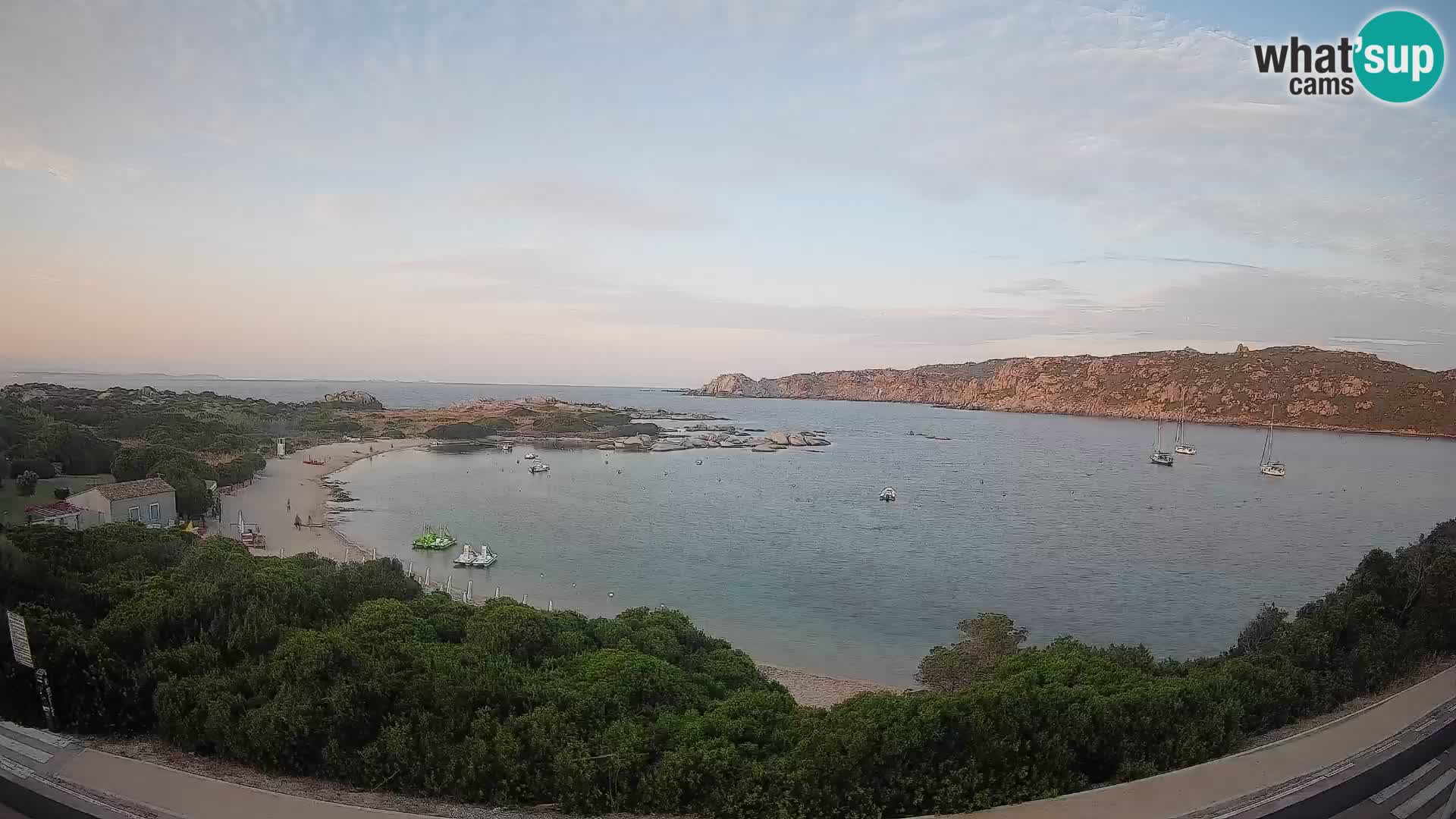 Webcam Rena di Levante – Live View from Capo Testa