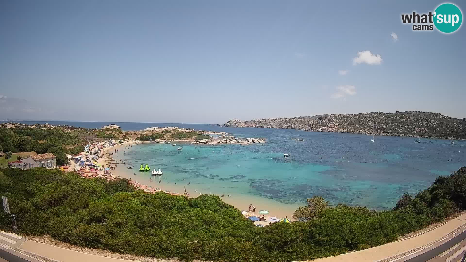Webcam Rena di Levante – Live View from Capo Testa