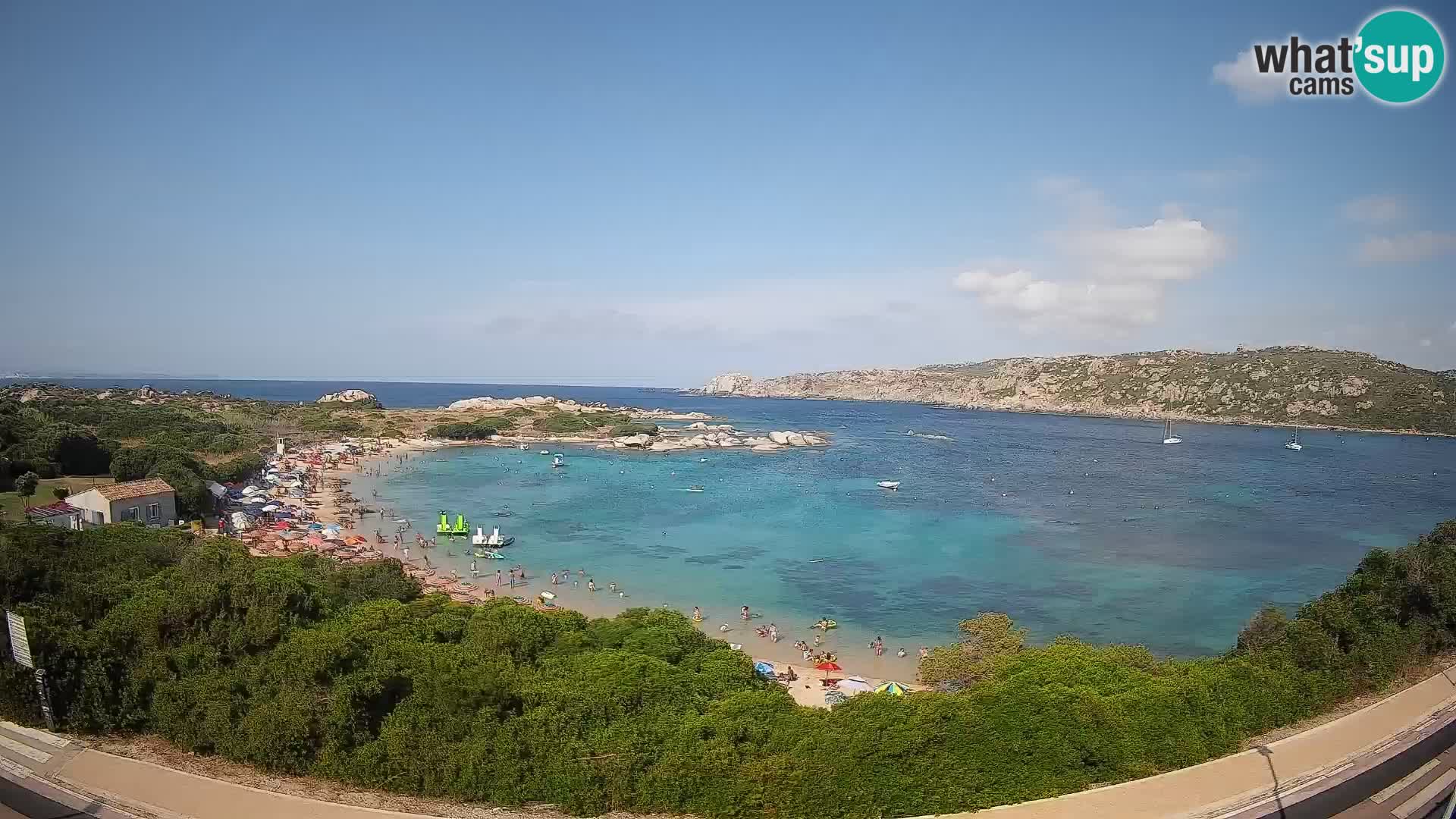 Spletna kamera Rena di Levante – Pogled v živo na Capo Testa