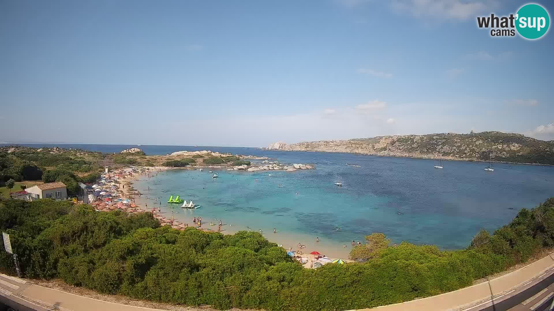 Webcam Rena di Levante – Live View from Capo Testa