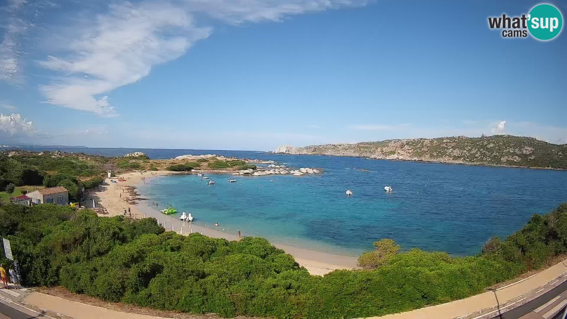 Web kamera Rena di Levante – Pogled uživo s Capo Testa