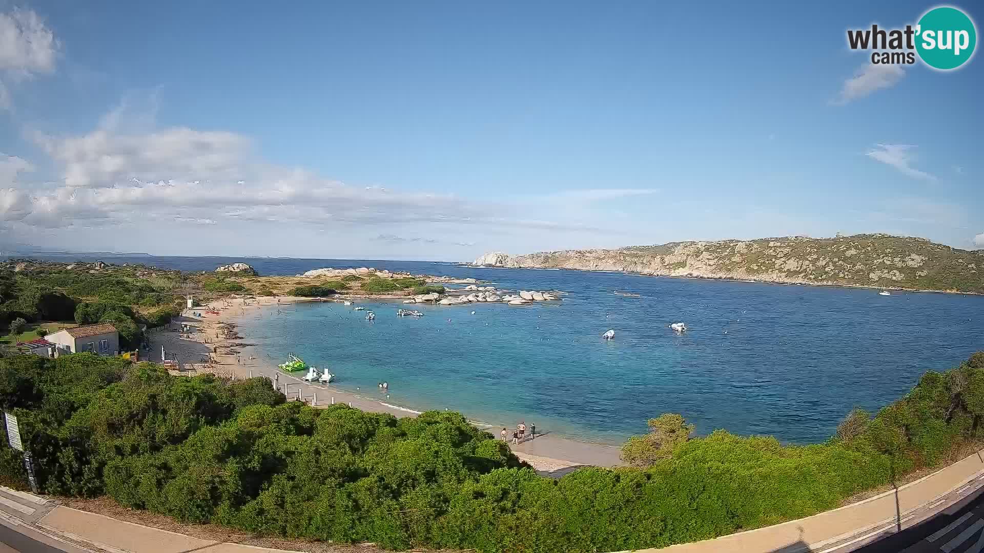 Webcam Rena di Levante – Live View from Capo Testa