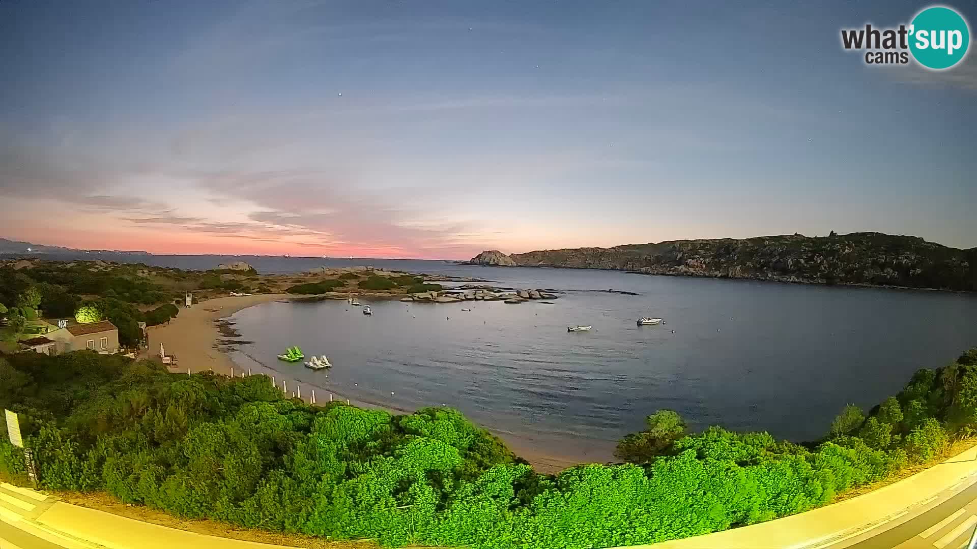 Webcam Rena di Levante – Live View from Capo Testa
