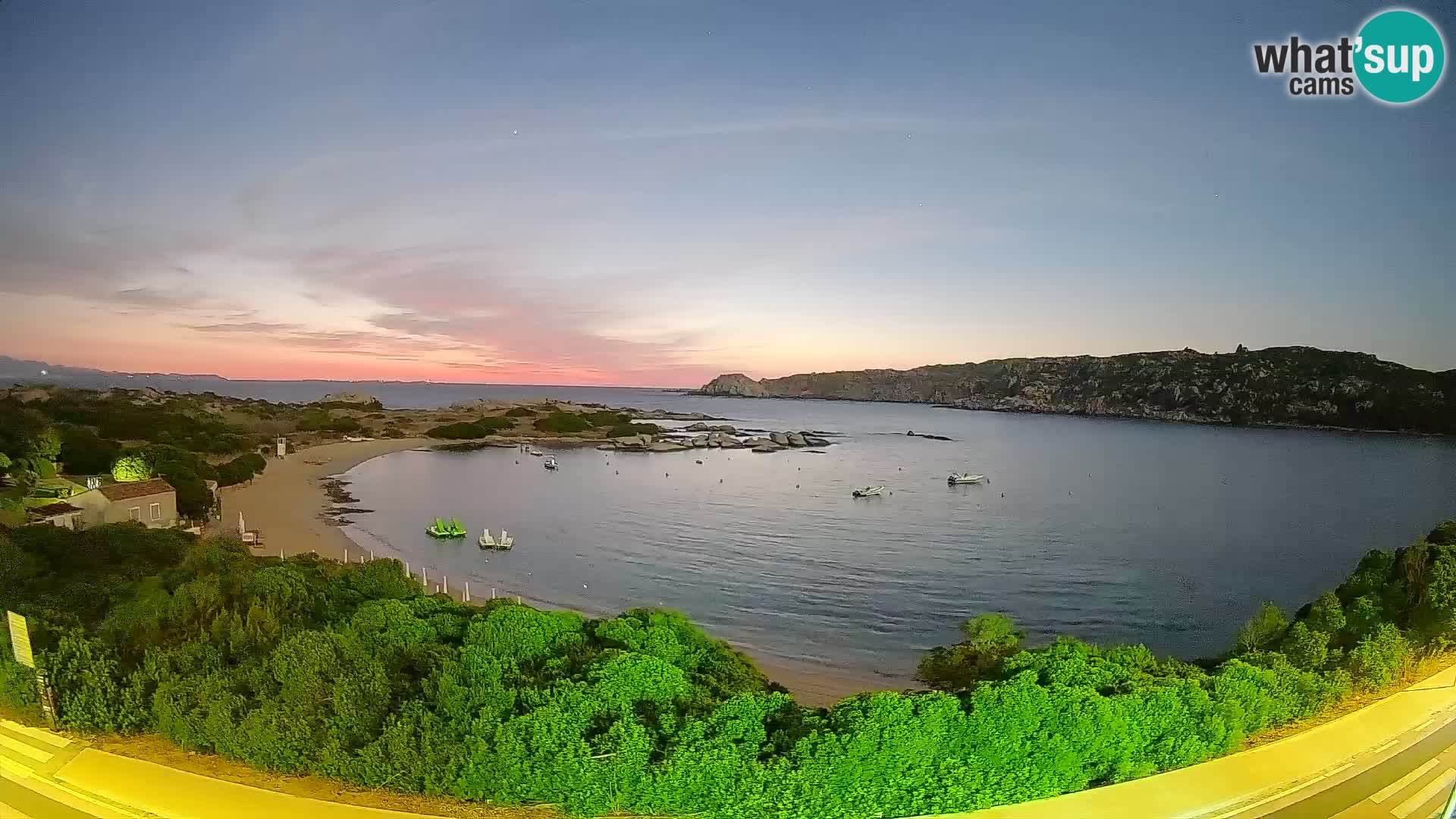 Webcam Rena di Levante – Live View from Capo Testa