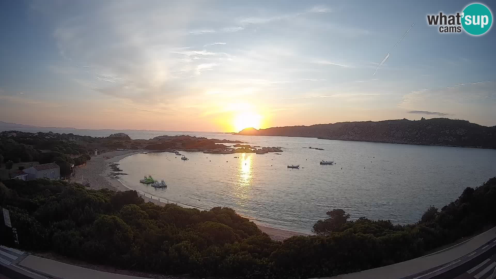 Web kamera Rena di Levante – Pogled uživo s Capo Testa