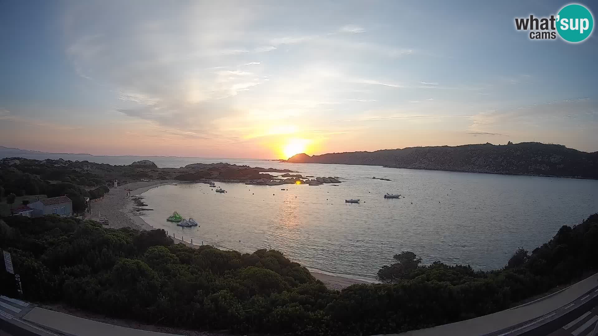 Webcam Rena di Levante – Live View from Capo Testa