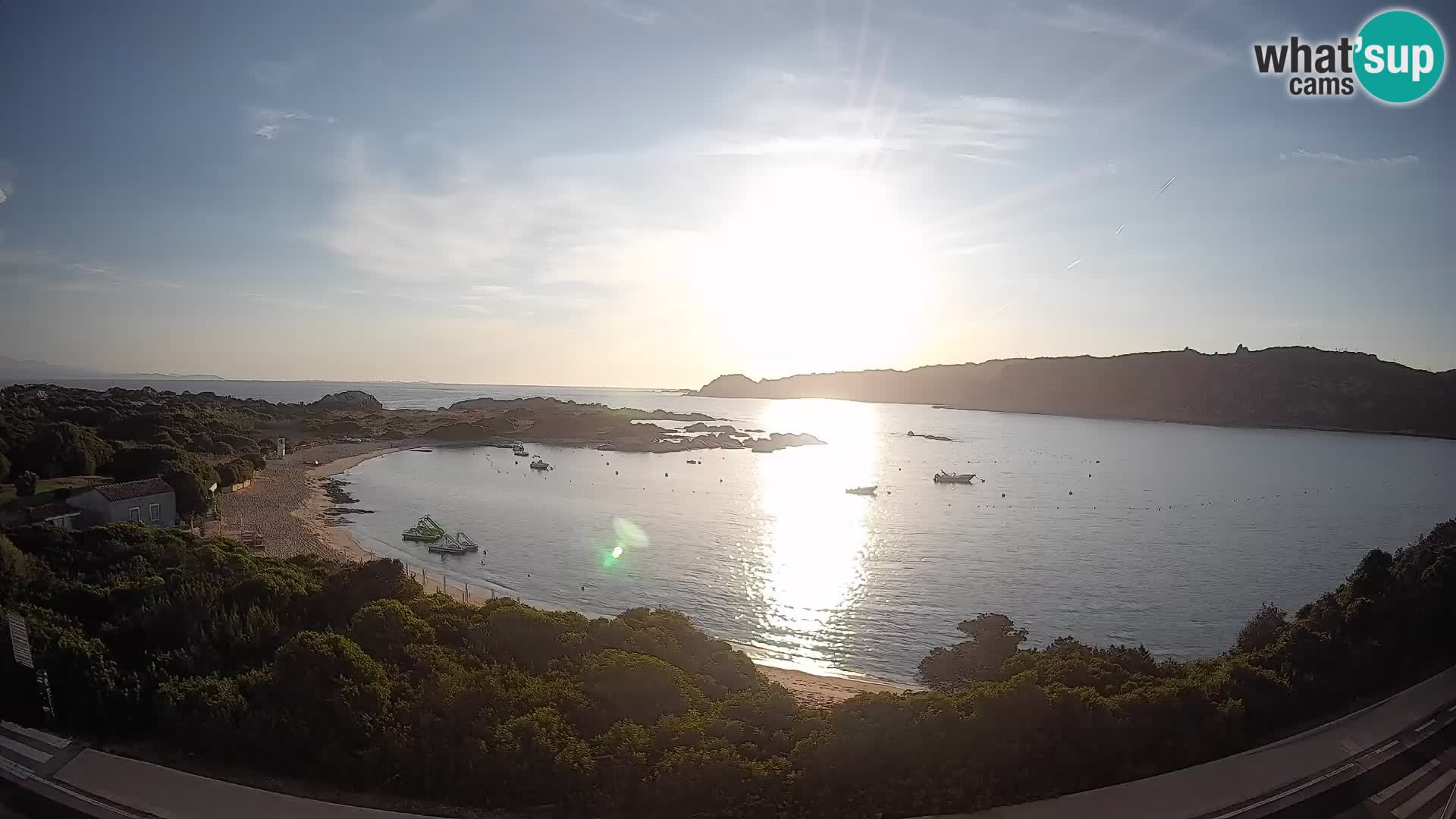 Webcam Rena di Levante – Live View from Capo Testa