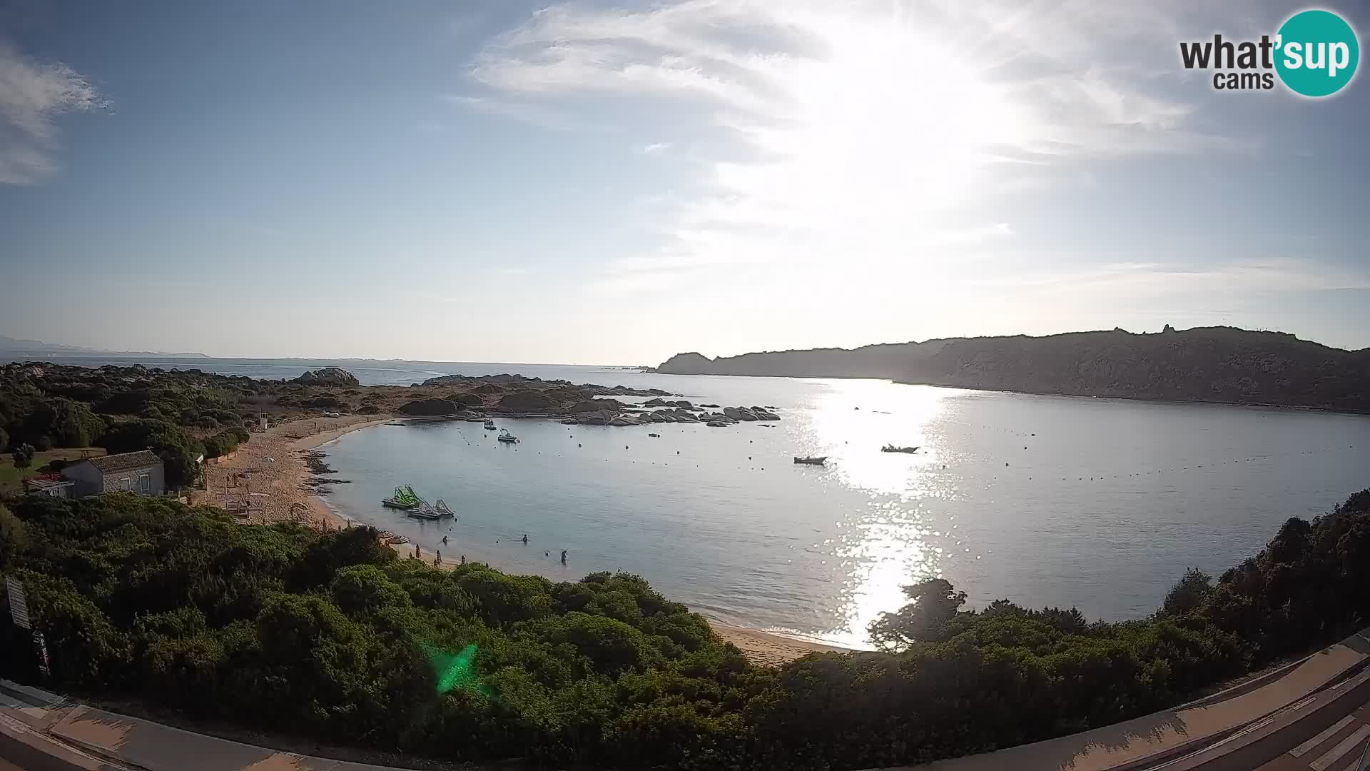Spletna kamera Rena di Levante – Pogled v živo na Capo Testa