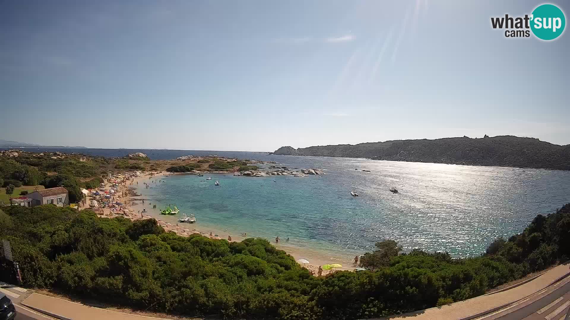 Webcam Rena di Levante – Live View from Capo Testa