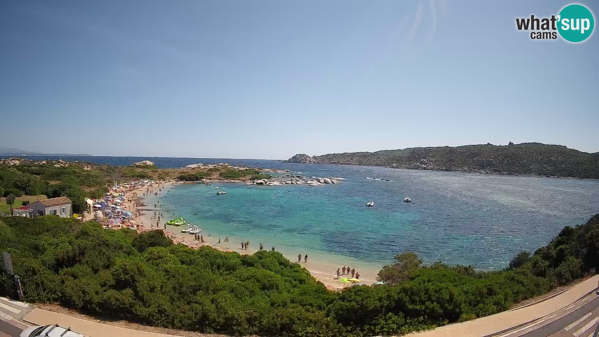 Webcam Rena di Levante – Live View from Capo Testa