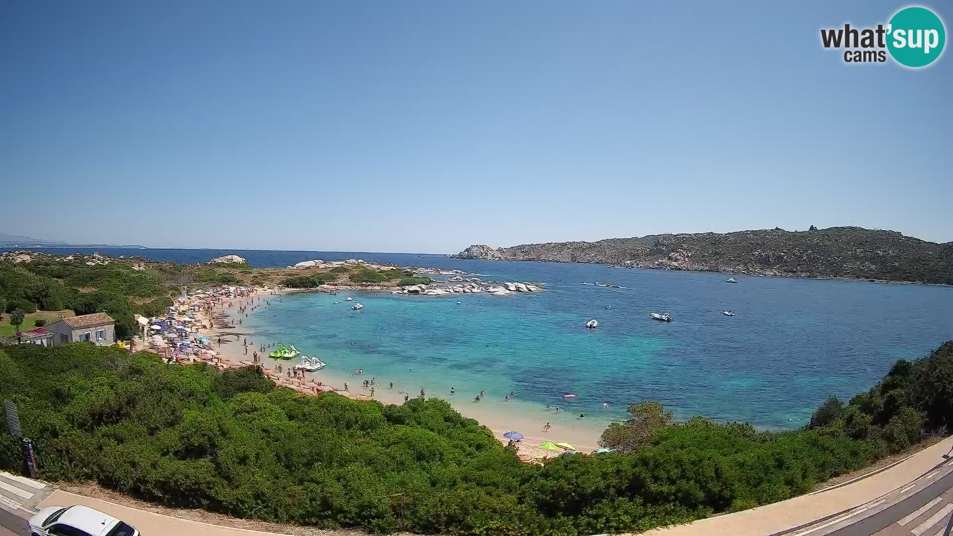 Webcam Rena di Levante – Live View from Capo Testa