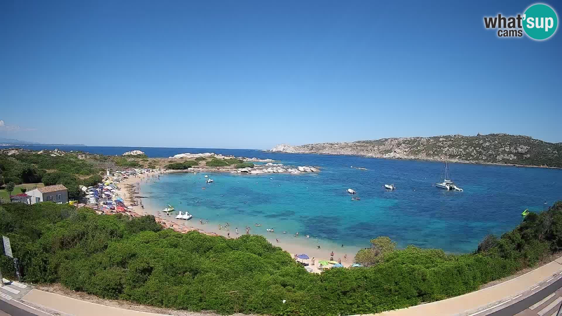 Webcam Rena di Levante – Live View from Capo Testa