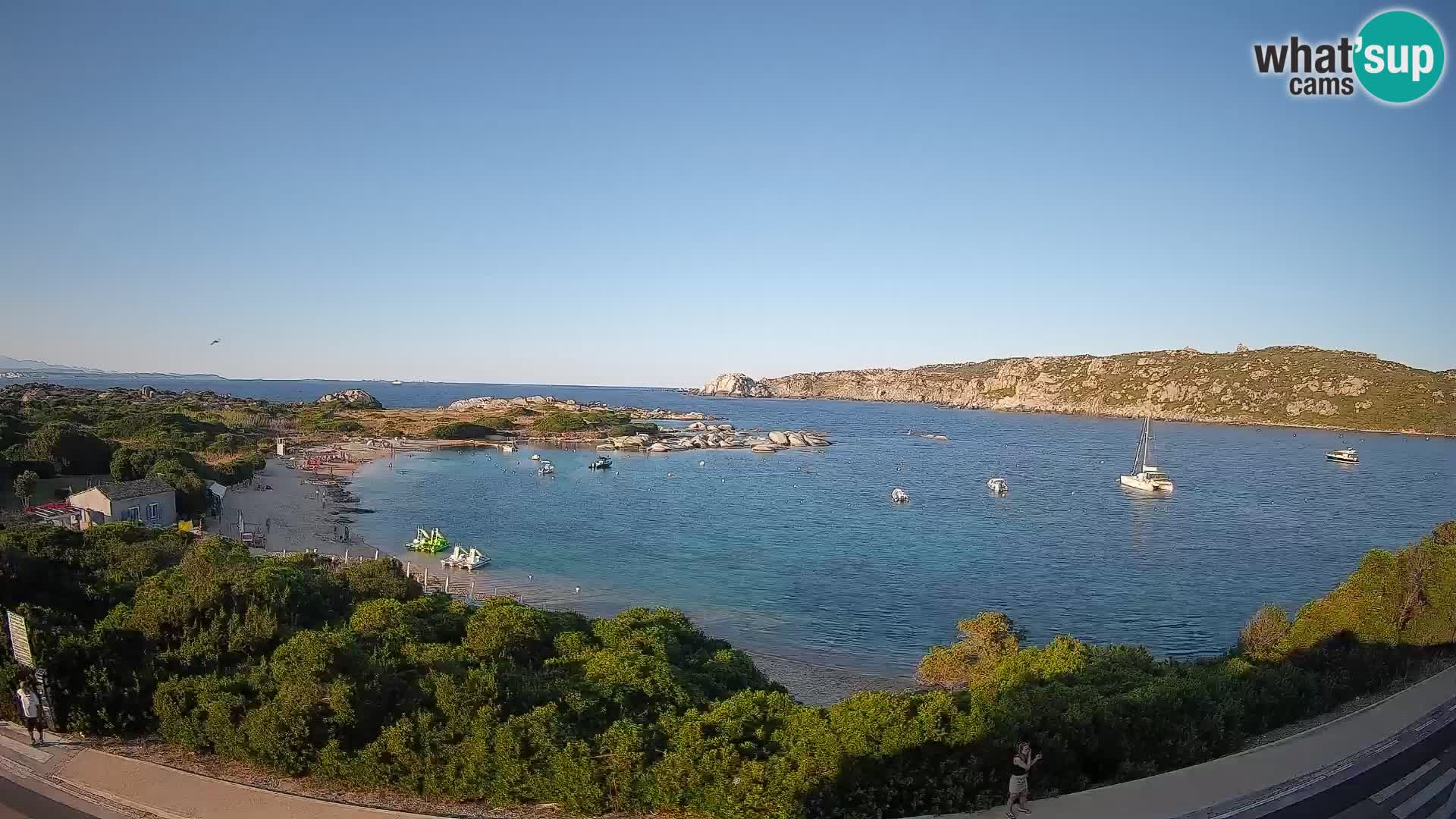 Spletna kamera Rena di Levante – Pogled v živo na Capo Testa