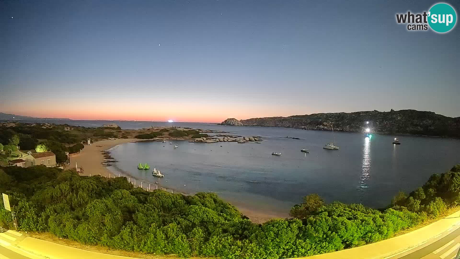 Webcam Rena di Levante – Live View from Capo Testa