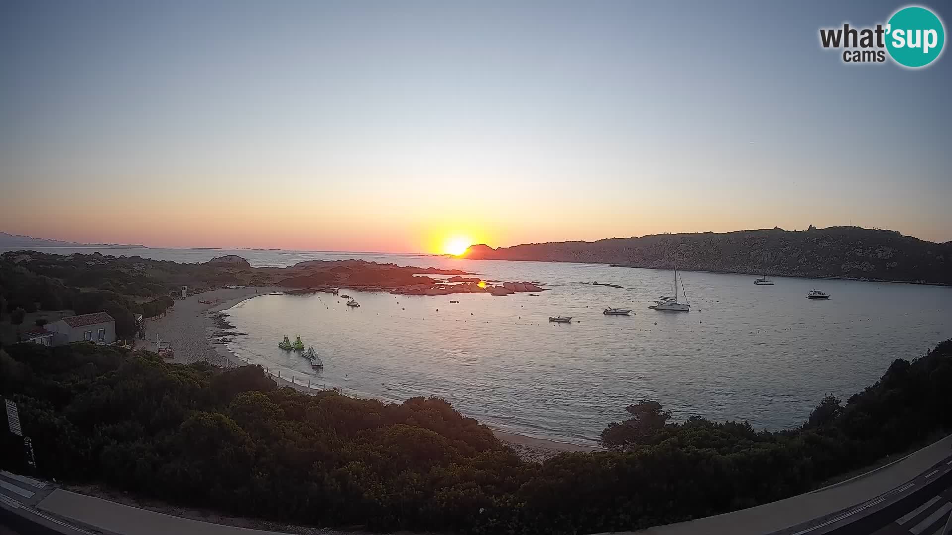 Webcam Rena di Levante – Live View from Capo Testa