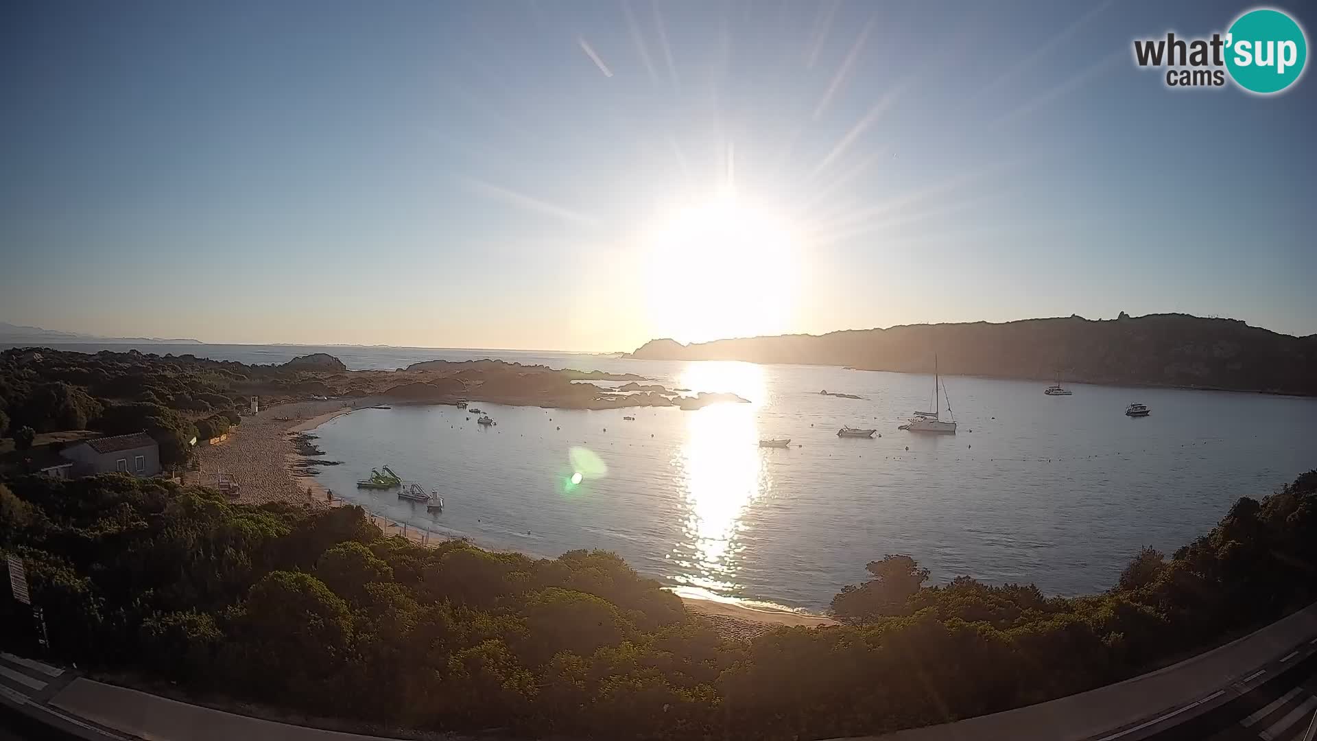 Webcam Rena di Levante – Live View from Capo Testa