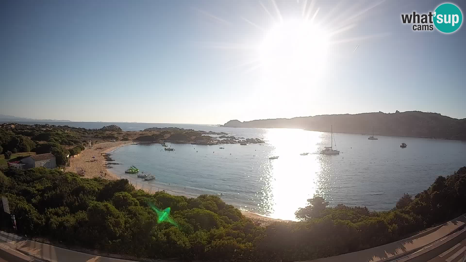 Webcam Rena di Levante – Live View from Capo Testa