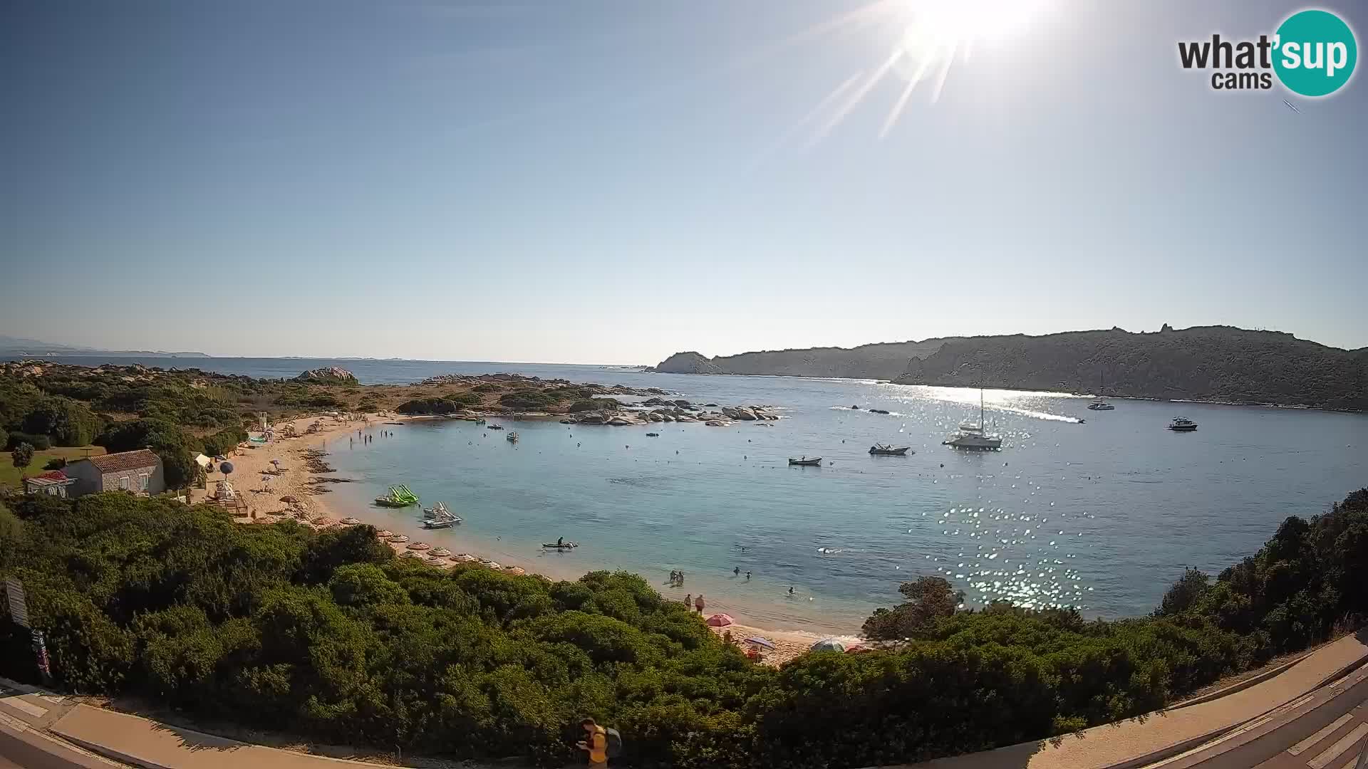 Webcam Rena di Levante – Live View from Capo Testa