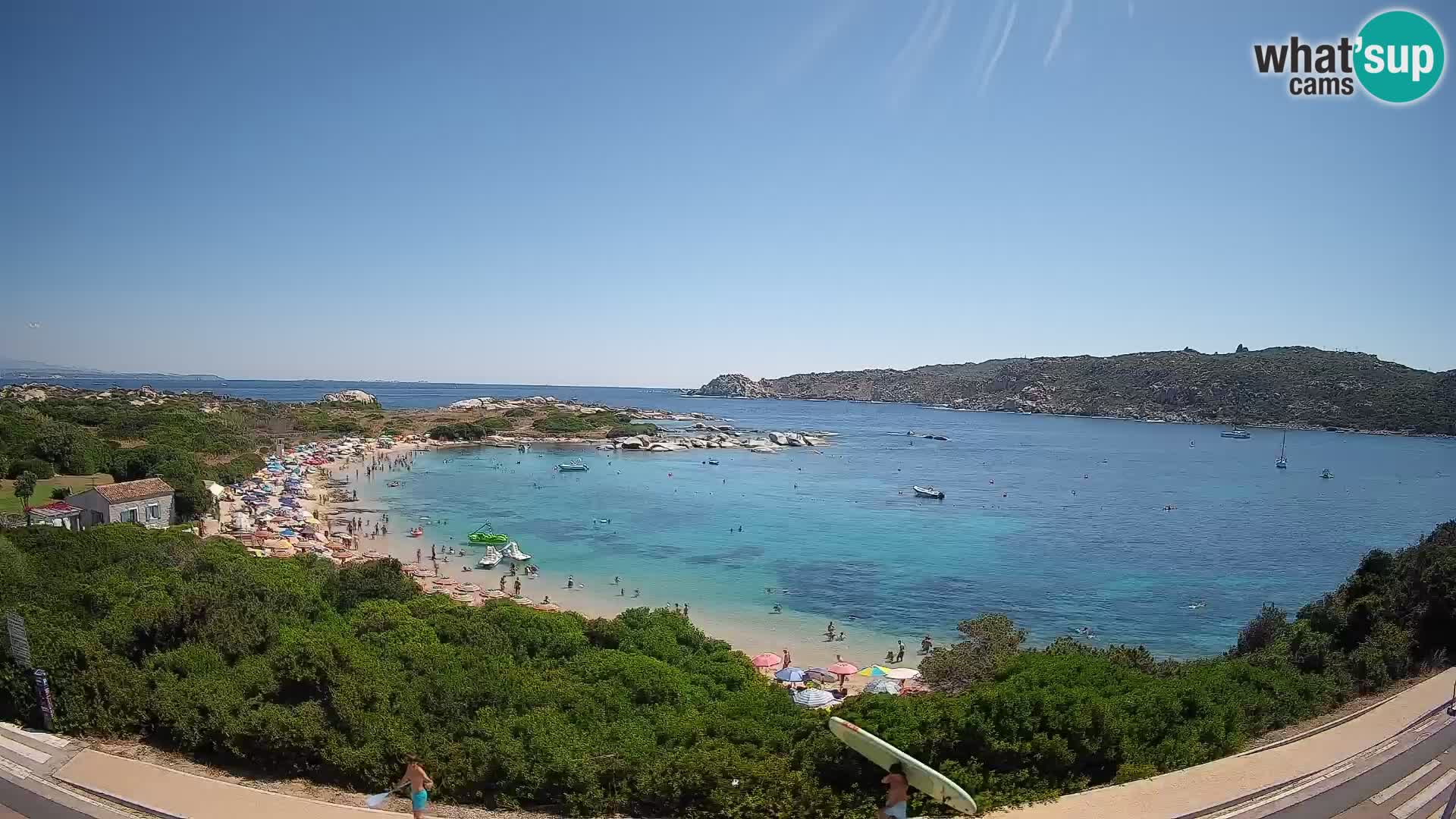 Webcam Rena di Levante – Live View from Capo Testa