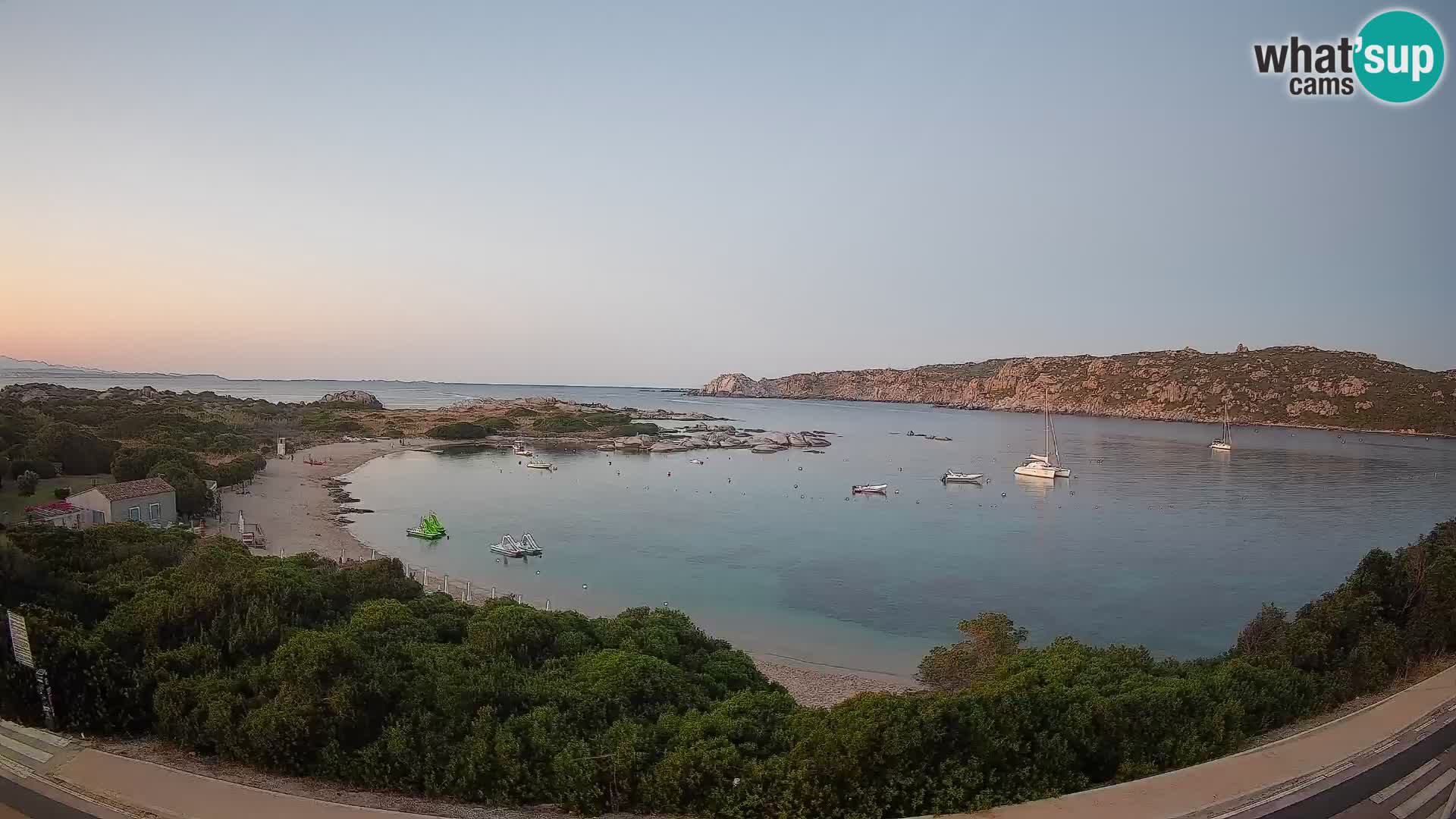Web kamera Rena di Levante – Pogled uživo s Capo Testa
