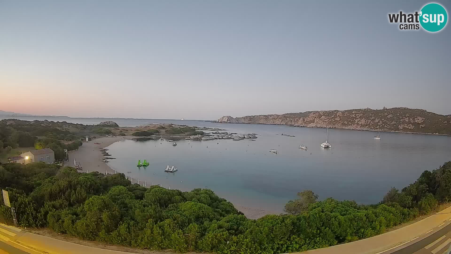 Webcam Rena di Levante – Live View from Capo Testa