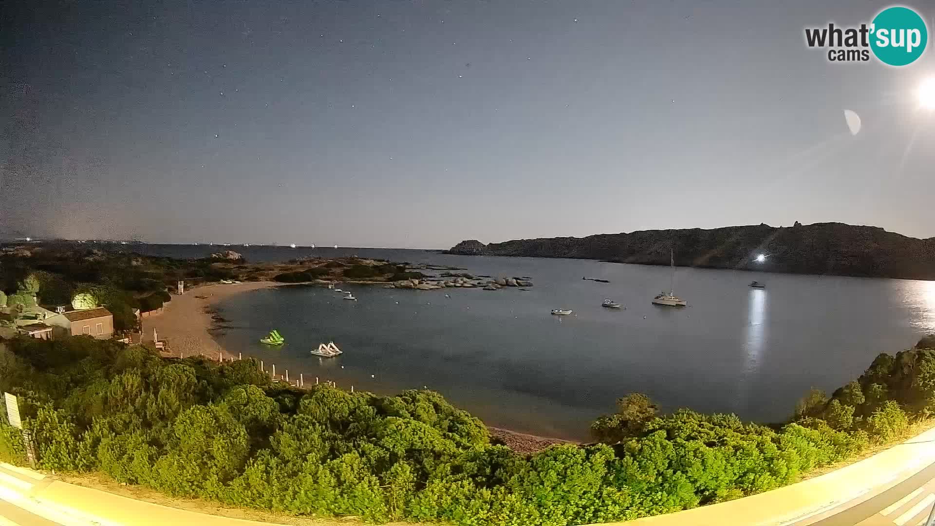 Spletna kamera Rena di Levante – Pogled v živo na Capo Testa