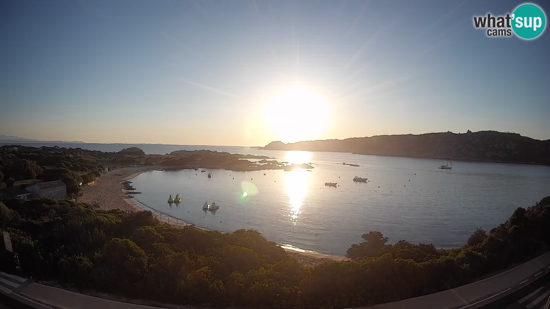 Webcam Rena di Levante – Live View from Capo Testa