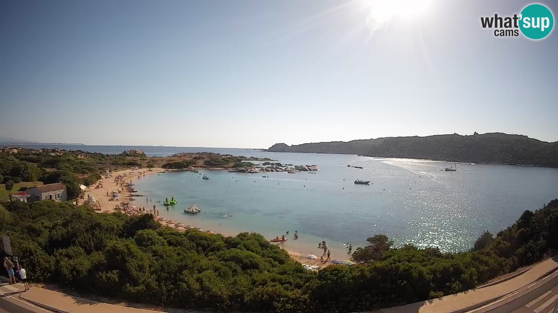 Web kamera Rena di Levante – Pogled uživo s Capo Testa