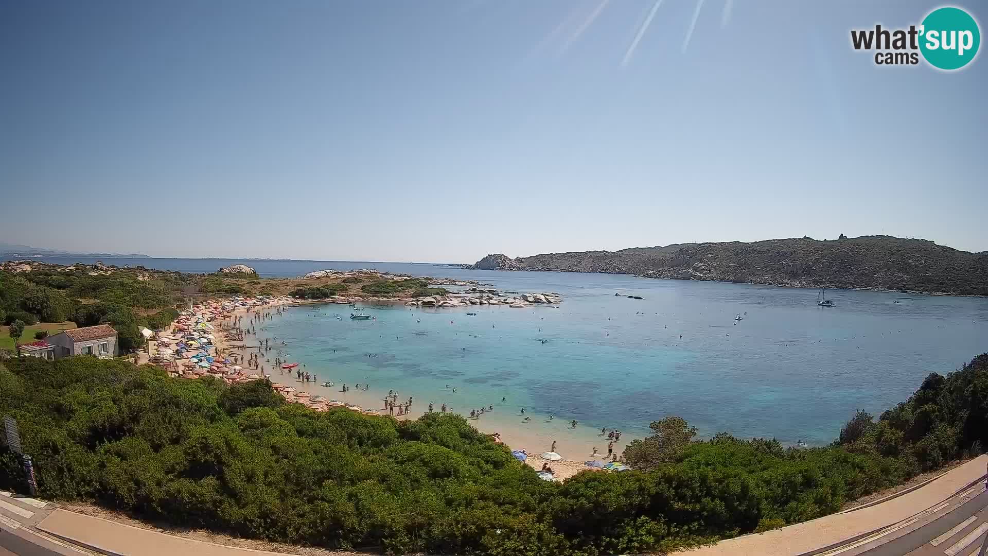 Spletna kamera Rena di Levante – Pogled v živo na Capo Testa