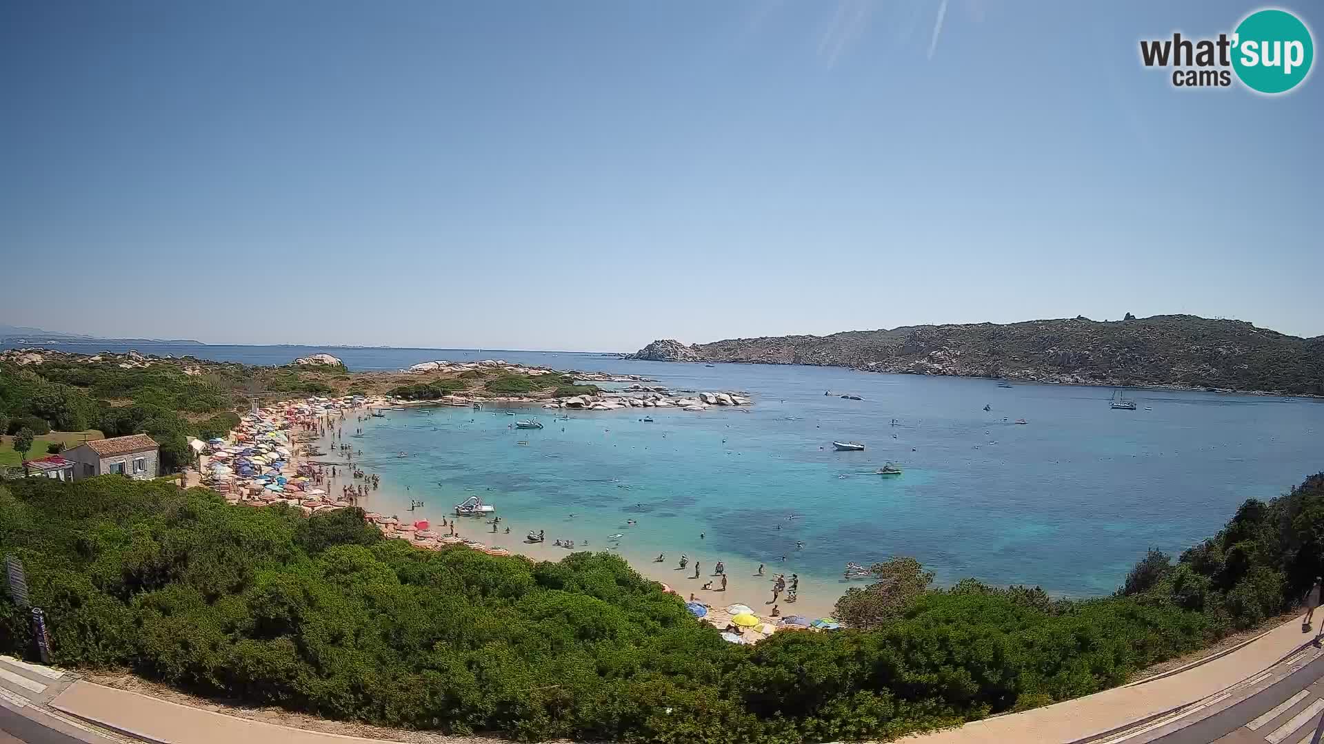 Webcam Rena di Levante – Live View from Capo Testa