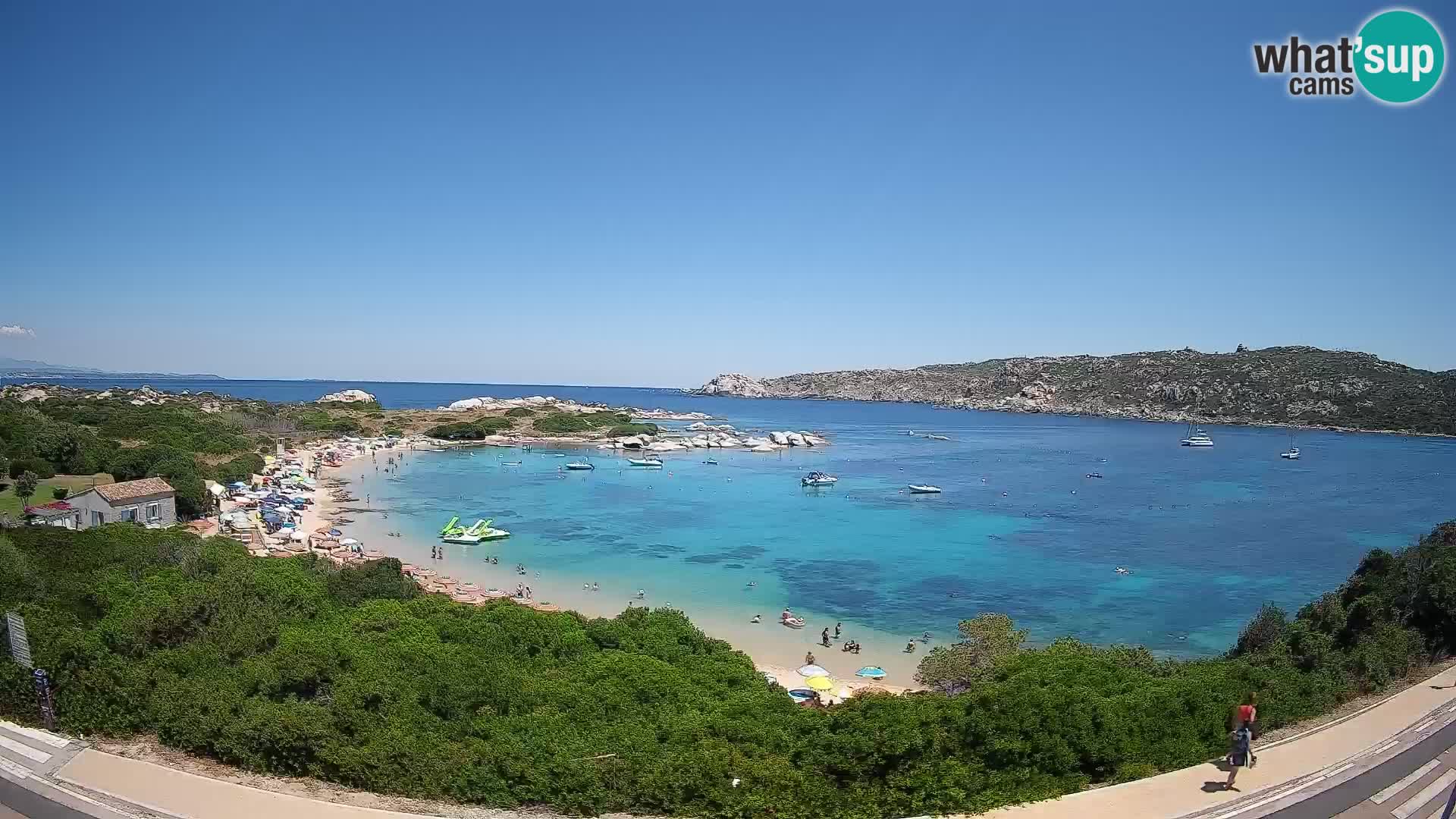 Webcam Rena di Levante – Live View from Capo Testa