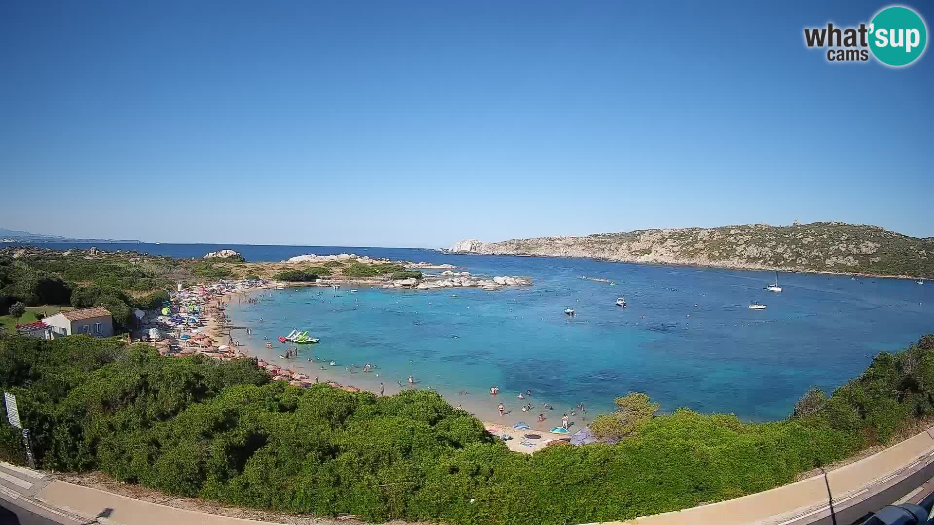 Spletna kamera Rena di Levante – Pogled v živo na Capo Testa